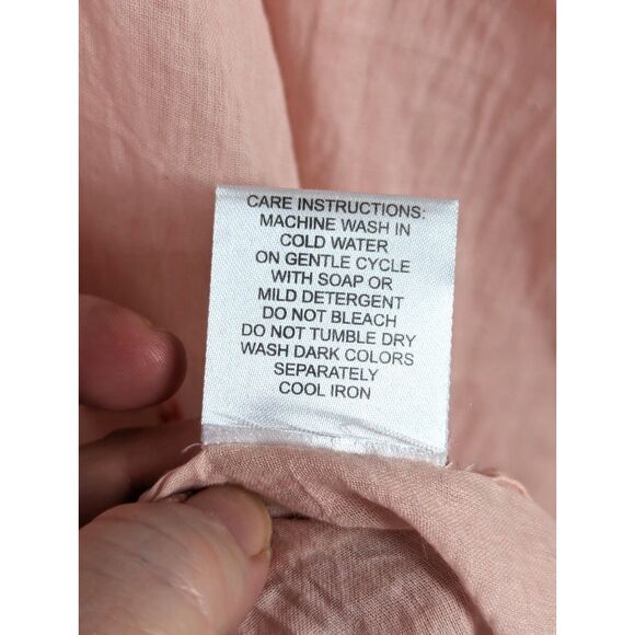 JUST BEE Embroidered Boho Gauzy Beach Cover-Up Ruana Cruise Resort One Size NWT - Picture 8 of 9